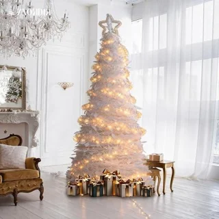 7FT Witte Kunstkerstboom