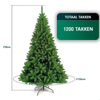 AG Kerstboom 210 cm Kunstkerstboom