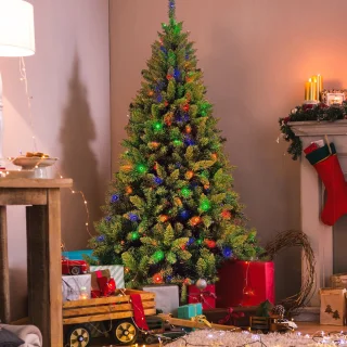 AG Kunstkerstboom 210 cm met Verlichting