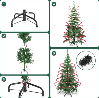 Aigostar 101XN Kunstkerstboom 180 cm