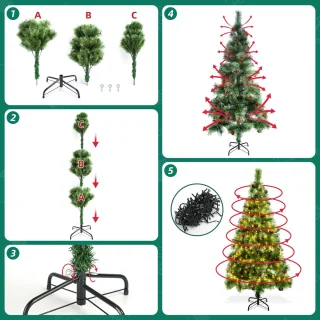 Aigostar Kunstkerstboom 180 cm