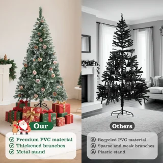 Aigostar Kunstkerstboom Dennenappel 180 cm