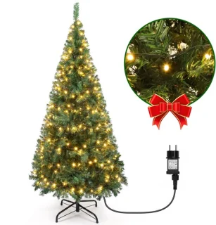 Aigostar Kunstkerstboom met LED-verlichting – 180 cm