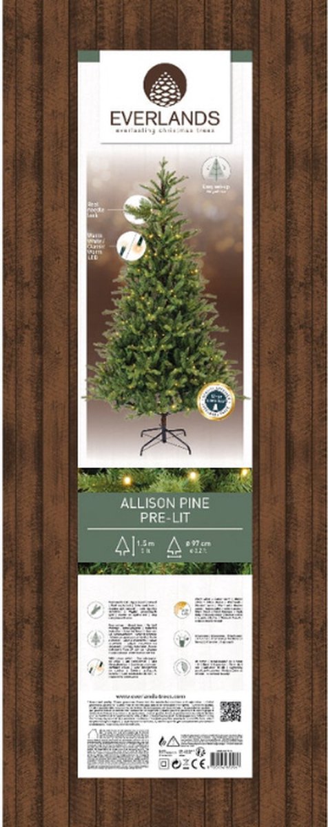 Alison Pine kunstkerstboom 150 cm