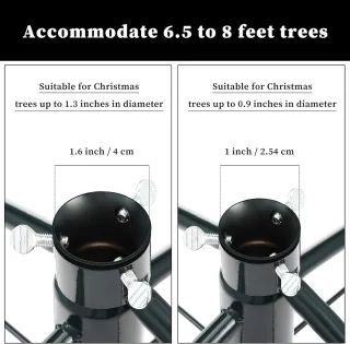 Allecto Plus Kerstboomstandaarden set 61/40 cm
