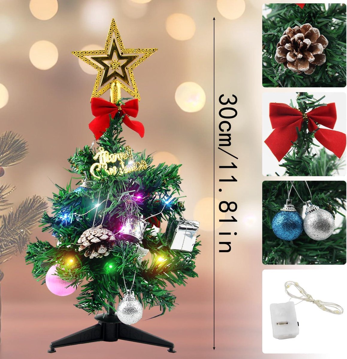Allecto Plus Kunstkerstboom 30 cm