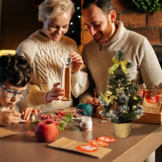 Allecto Plus Mini-kerstboom 40 cm kunstkerstboom