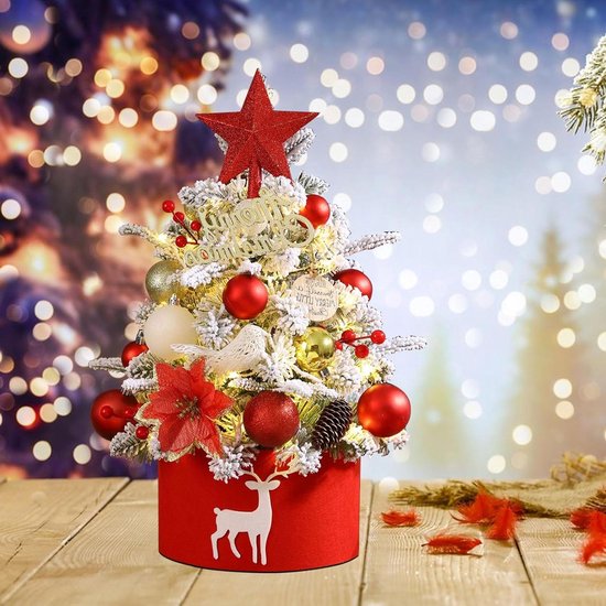 Allecto Plus Mini kerstboom LED 45 cm