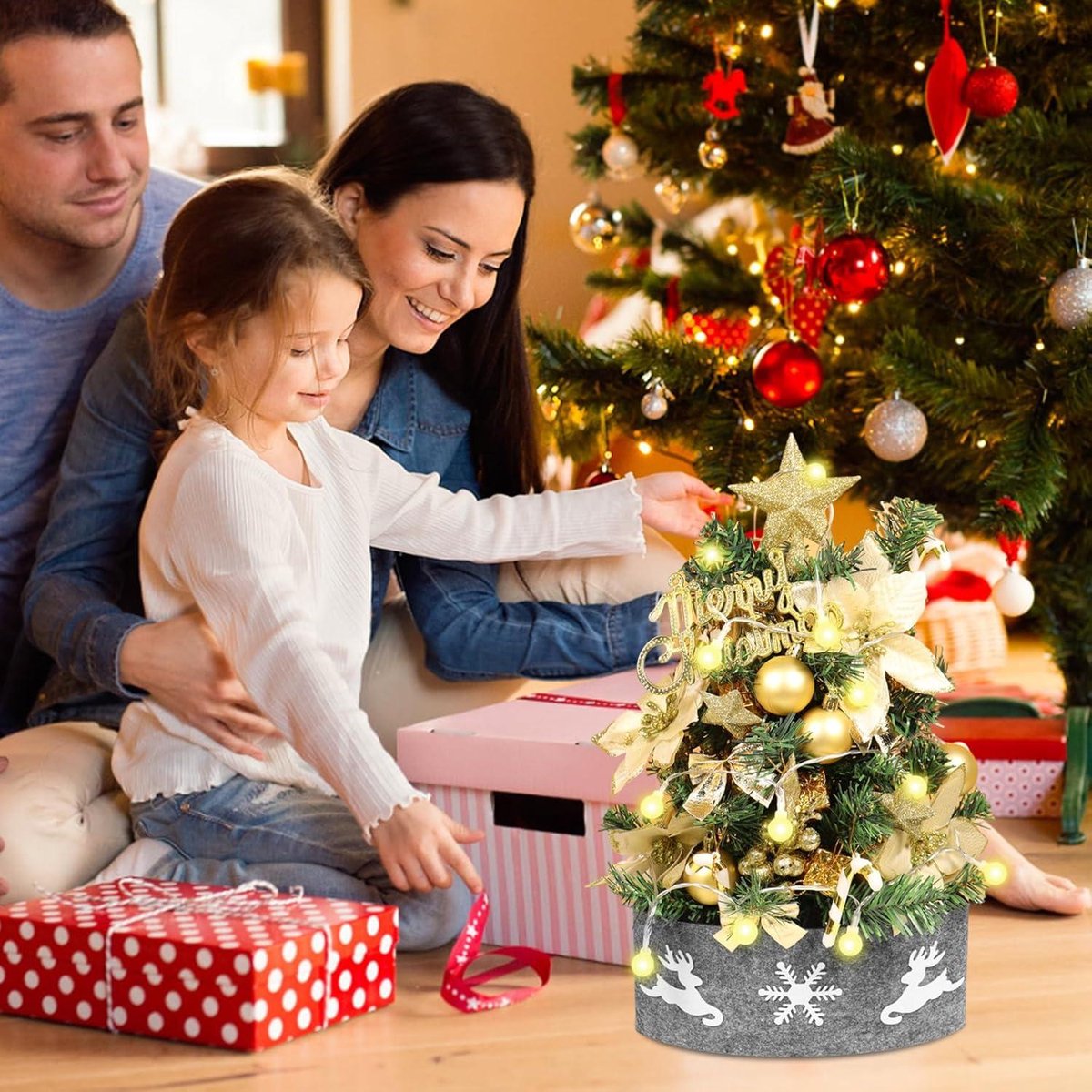 Allecto Plus Mini kunstkerstboom 45 cm