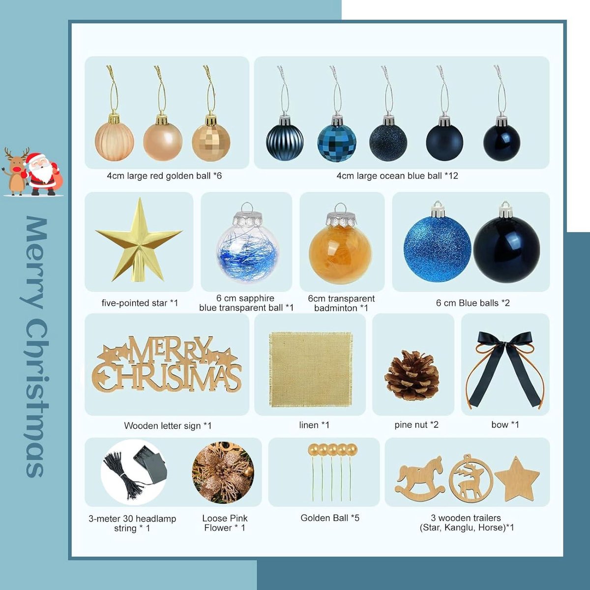 Allecto Plus Mini kunstkerstboom met LED verlichting