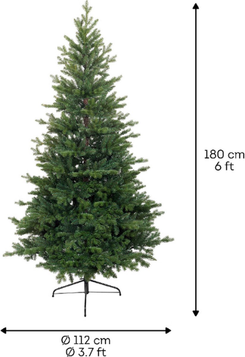 Allison Pine kunstkerstboom 180cm groen