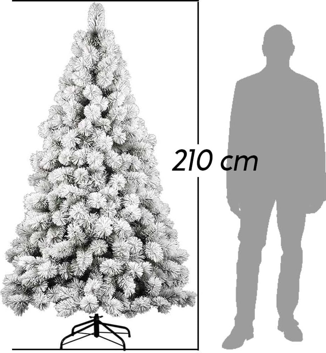 Alpen Super Kerstboom 210 cm Groen