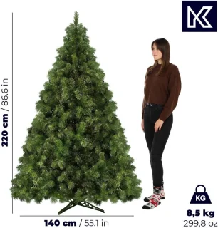 Alpentanne Kunstkerstboom 220 cm