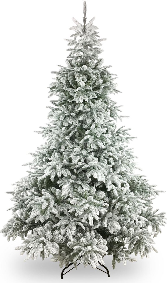 Andorra Flocked Kunstkerstboom 213 cm Groen