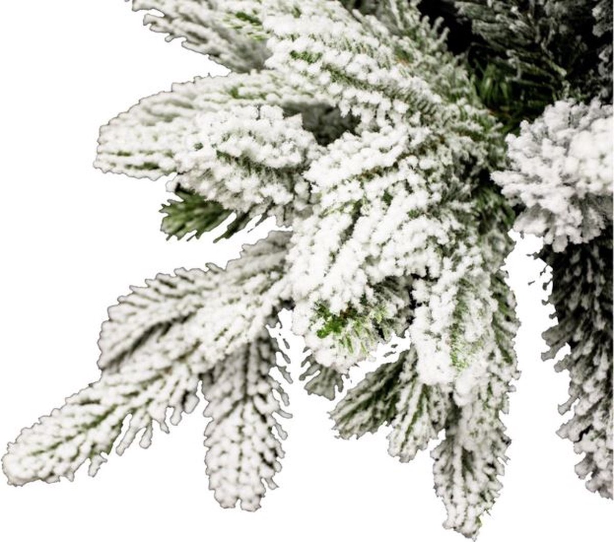 Andorra Flocked Kunstkerstboom 213 cm Groen