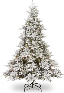 Andorra Flocked kunstkerstboom 213 cm groen