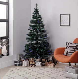 Argos Home Fiber Optic Kerstboom Groen 180cm