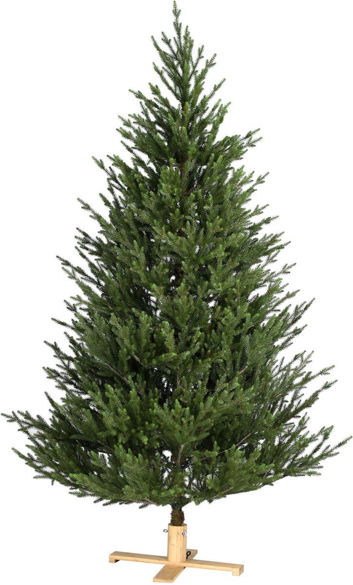Arkansas Deluxe kunstkerstboom 213 cm donkergroen
