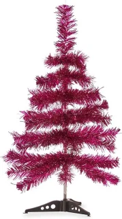 Arte R 3x Glitter Folie Kerstbomen 60cm Set