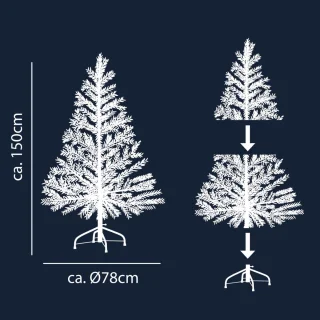 Arti Casa Kunstkerstboom 150 cm groen