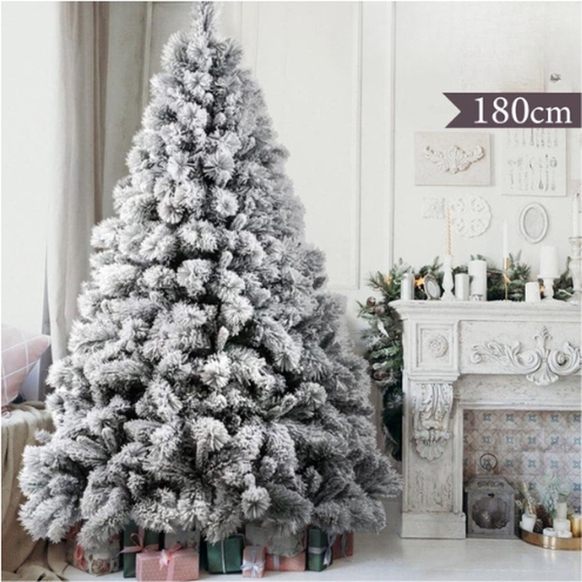 Aspen Kerstboom Grenen 180 cm Groen Basiskruis Metaal