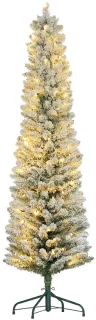 Atlasyx kerstboom met verlichting 180 cm, groen/wit
