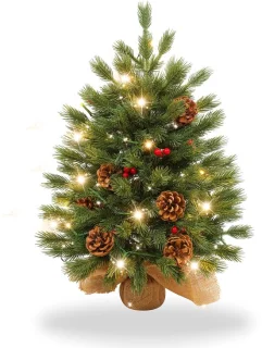 Aufun 60 cm Kunstkerstboom Tafelmodel