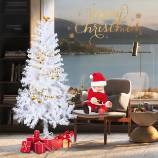 Aufun Edelspar Kunstkerstboom 210 cm PVC wit