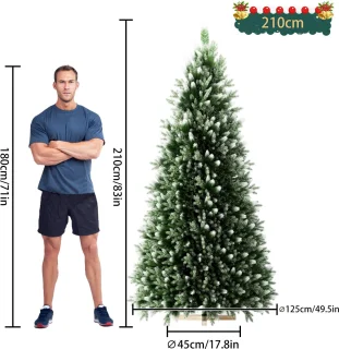 Aufun Kunstkerstboom 225 cm Edelspar