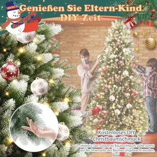 Aufun Kunstkerstboom 225 cm (PVC)