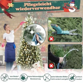 Aufun Kunstkerstboom 225 cm (PVC)