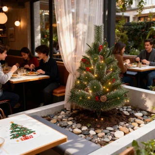Aufun Kunstkerstboom 76 cm Dennenboom