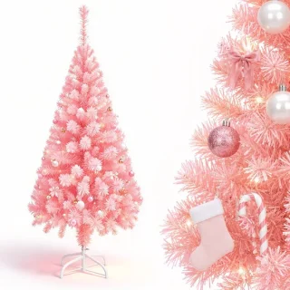 Aufun kunstkerstboom – roze – 210 cm