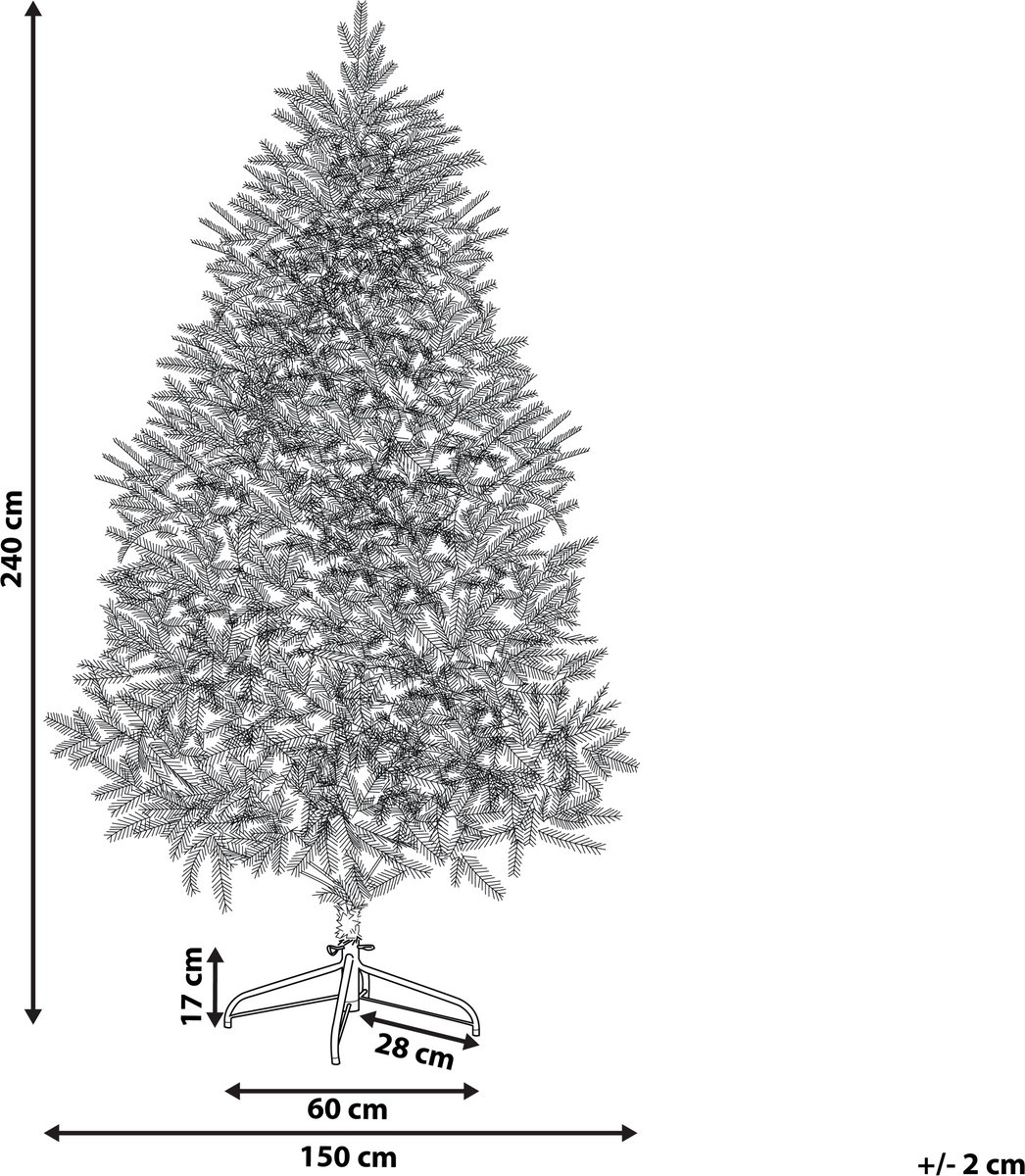 BASSIE Kerstboom 240 cm