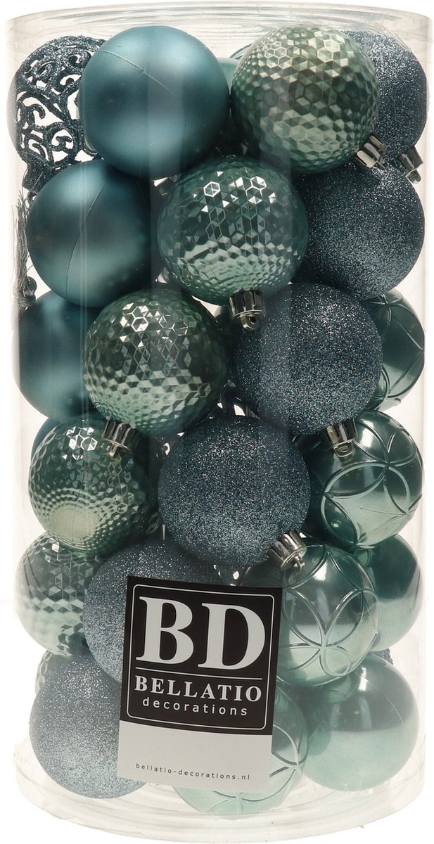 Bellatio Decorations kerstboom 120 cm ijsblauw