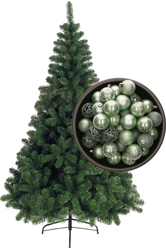 Bellatio Decorations kerstboom 120 cm mintgroen