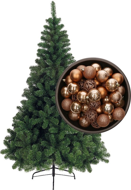 Bellatio Decorations kerstboom 150 cm camel bruin