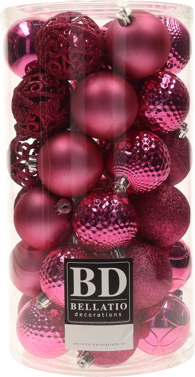 Bellatio Decorations kerstboom 150 cm fuchsia roze