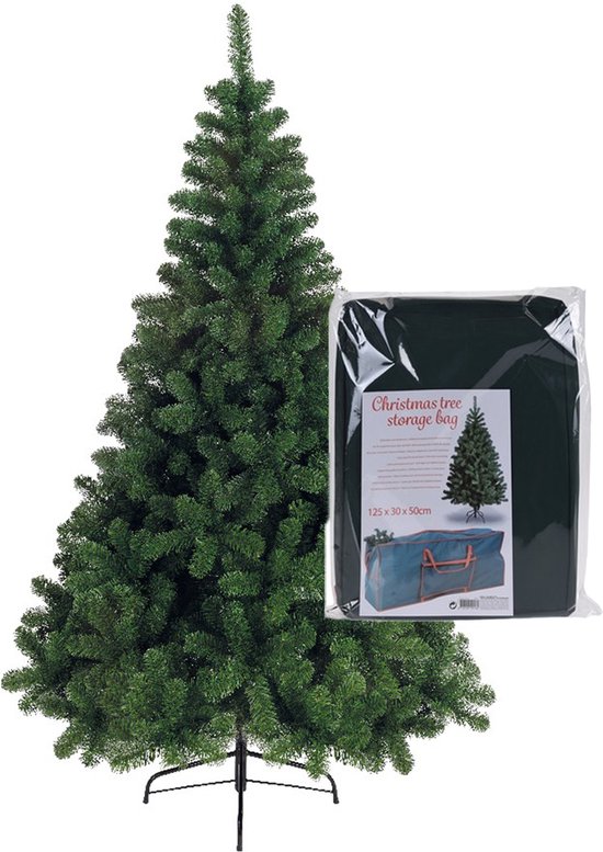 Bellatio Decorations kerstboom 150 cm met opbergtas 125 cm