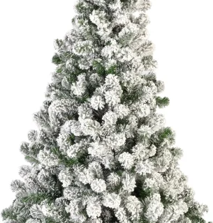 Bellatio Decorations kunstkerstboom 180 cm besneeuwd