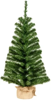 Bellatio Decorations Kunstkerstboom 90 cm groen