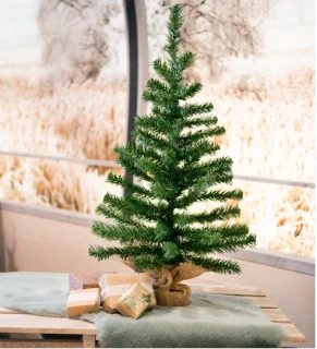 Bellatio Decorations Kunstkerstboom 90 cm groen
