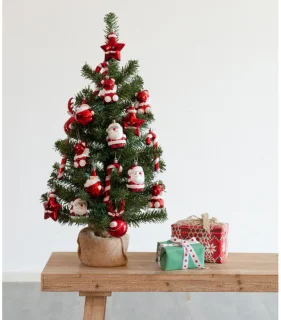 Bellatio Decorations Mini kunstkerstboom