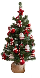 Bellatio Decorations Mini kunstkerstboom