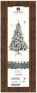 Bellatio Imperial kunstkerstboom 360 cm groen besneeuwd