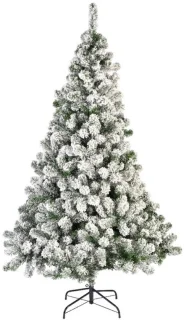 Bellatio Imperial kunstkerstboom 360 cm groen besneeuwd