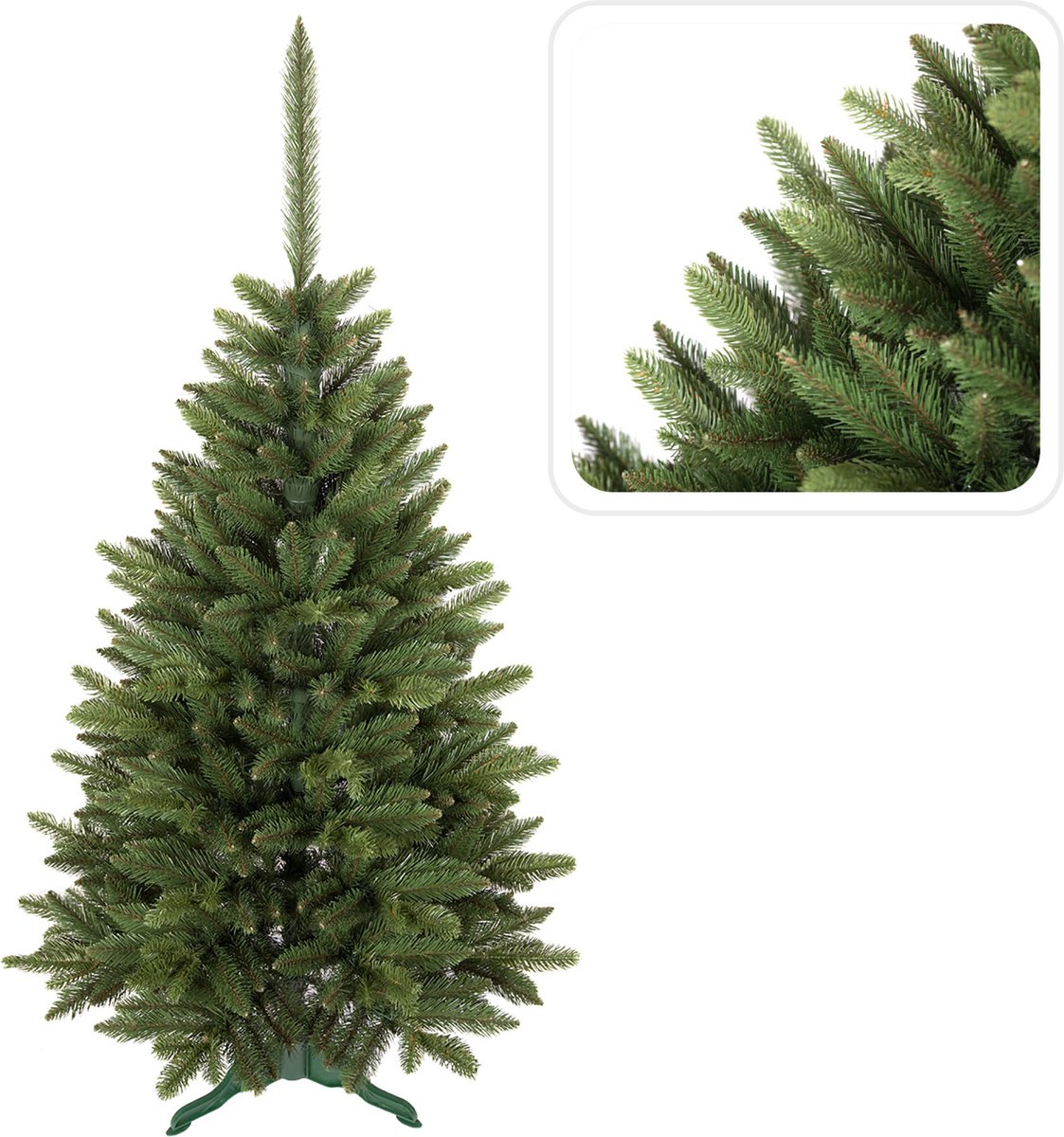 Bergamosparren Kunstkerstboom PVC 180 cm