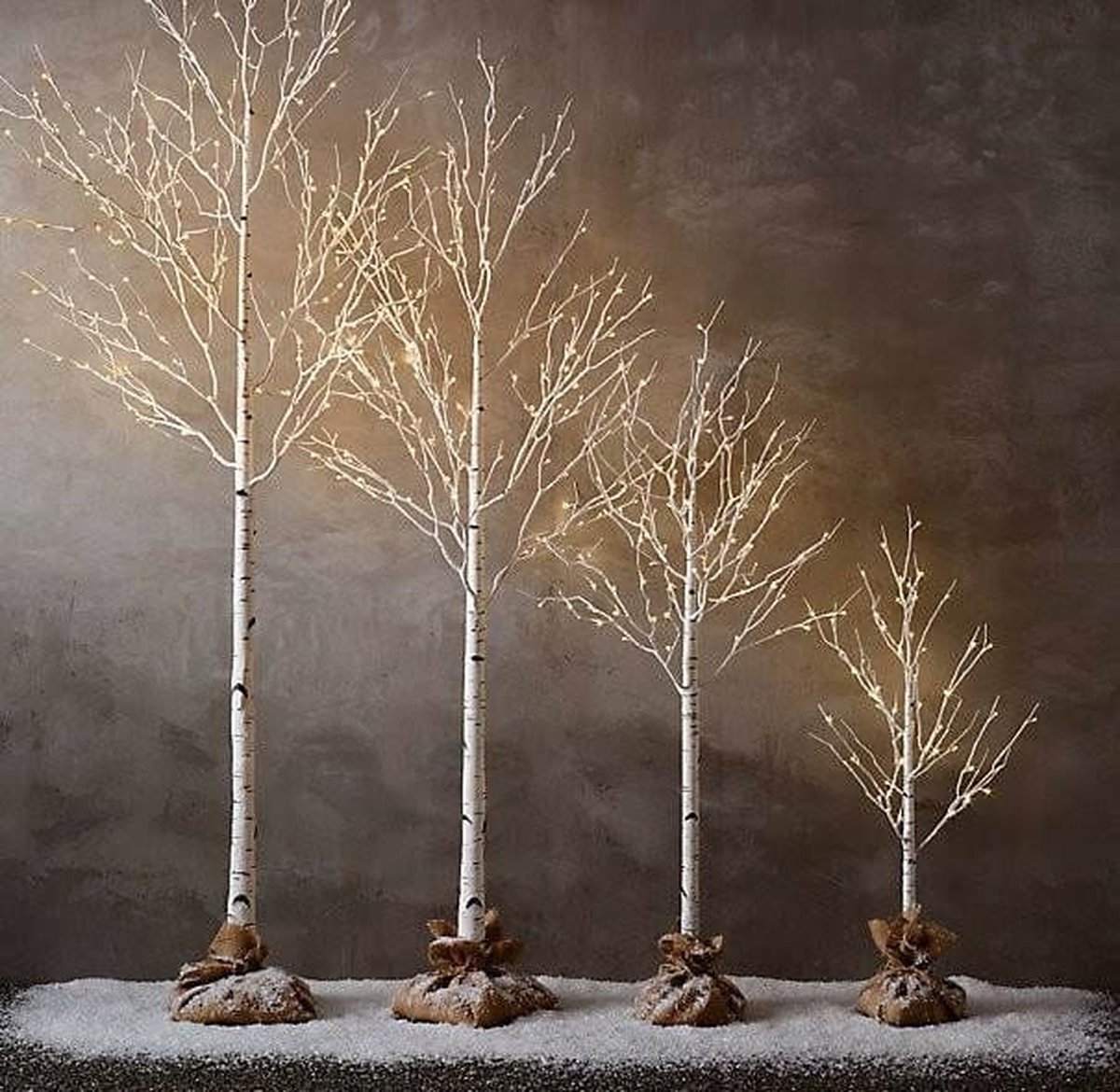 Berken Kunstboom 150 cm met LED-verlichting