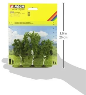 Berkenbomen H0/TT - 3 stuks (8/10 cm)