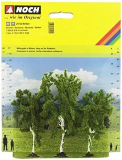 Berkenbomen H0/TT - 3 stuks (8/10 cm)